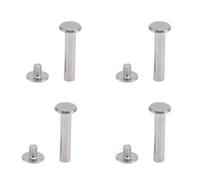 Cosiki Chicago Screws, Chicago Screws for Leather Assorted Kit Leather Rivet Rivets DIY Craft