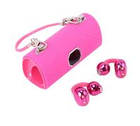 Cosiki Clamp On Earbuds Bluetooth V6.0 Noise Cancelling Stylish Detachable Bow Accessories for Work Fitness PC (Pink)