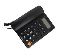 Cosiki Corded Landline Phone, Multifunction Caller ID Display Speed Dial Phone, Noise Reduction Mute Pause Hold Feature with Last Number Redial, Ideal for Home, Office & POS Fax (Black)