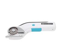 Cosiki Cordless Electric Cutter, Left Tilted Design Cutter, Battery Powered Scissors with High Magnet Motor, Ideal for Cutting Blanket, Leather, Kraft Paper & Cardboard