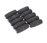 Cosiki Curved Foot File Roller Effective Dead Skin Remover Head for Pedicure Tool Washable Material for Professional Use Package of 10pcs