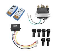 Cosiki Electric Winch Relay Durable Powder Coated Black DC 12V 250A for ATV UTV 2000lb-5000lb