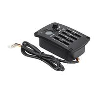 Cosiki EQ Equalizer Pickup Acoustic Guitar SE-4N, 4 Band Preamp for Classical Folk Guitars, LED Display Tuner, Metal+Plastic, Black, 1 Set for Musicians