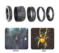 Cosiki Eyepiece Extension Tube, Length Extension Tube with High Performance Metal Close-Up Photography for Camera