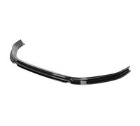 Cosiki Front Bumper Lip, Front Lip Spoiler Reduce the Air Flow Into the Bottom of the Car Glossy Black ABS Plastic Double Spoiler Bumper for MK7 R 2013-2016