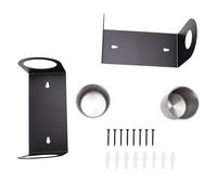 Cosiki Funnel Holder Wall Mount, Durable Funnel Organizer for Garage, Oil Rack with Removable Drip Cup for Workshop, Iron, Black, 2-Pack