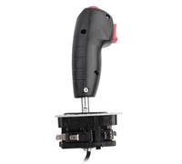 Cosiki Game 8 Way Trigger Joystick with Top Fire Button - True 8 Way Movement - Easy Maintenance Assembly - Ideal for Flight Simulator Enthusiasts