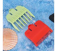 Cosiki Hair Clipper Guards Cutting Guides, Hair Clipper Guide Comb Round Tooth Design 2 Pieces Professional Combs Replacement for Cutting and Trimming