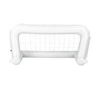 Cosiki Inflatable Soccer Goal with Ball Portable Easy Setup for Kids Backyard Training 63x31.5x41.3in White