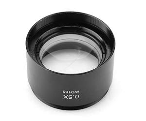 Cosiki KP-0.5X Stereo Microscope Auxiliary Objective Lens Enlarged Field of View for Industry Video Microscope 48mm Mounting and Hobbyists Metal Alloy 1pc