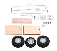 Cosiki KT DIY Fixed Wing Model Aircraft Landing Gear Wheel Set of RC Accessories for Easy Landing Training Beginners with Novel Appearance