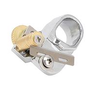 Cosiki Leather Craft Cutter Durable Hand Tool with 3 Blades for Leathercraft, Comfortable Handle for Adults, Chrome Plated Steel for Belt Cutting