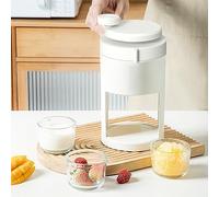 Cosiki Manual Ice Crusher Portable Efficient Shaved Ice Maker for Family Gatherings and Parties, Lightweight ABS Design