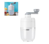 Cosiki Manual Portable Shaved Ice Maker Efficient Stainless Steel Blades for Home Camping