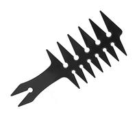 Cosiki Men's Wide Tooth Hair Comb Double Sided Hair Styling Comb for Combating Knots Lightweight Portable for Men's Haircare (Black)