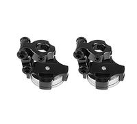 Cosiki Metal Magnetic Body Post Mounts for RC Car, Strong Durable Design, Easy Installation for HSP 2Pcs (Black)