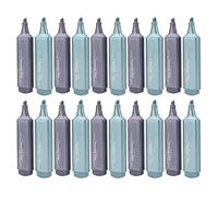 Cosiki Metallic Highlighter Set 20 Pcs Odor Free Ergonomic Colorful Markers for Classroom Office Study Notes