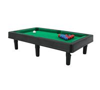 Cosiki Mini Pool Table Compact Sturdy Toy for Kids Hand Eye Coordination Training Desktop Game Set for Family Room Floor Material: Plastic Size: 12.4x7.4x3.1in