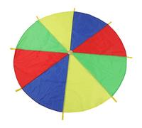 Cosiki Outdoor Kids Parachute Toy Improve Cooperation 8 Handles Teamwork Development for Picnics Parks Schools