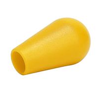 Cosiki Oval Style Joystick Ball Head, M6 Interface Game Rocker Top Handle, Gaming Accessory Handle for Game Console Handles (Yellow)