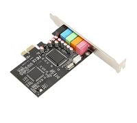 Cosiki PCIE 5.1 Surround Sound Card High Fidelity Playback Recording 24bit 48KHz for Home Theater Entertainment