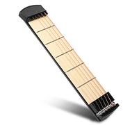 Cosiki Pocket Guitar Portable 6 Fret Left Hand for Guitarist Training for Beginner Practice Ideal Training Tool for Guitar Beginner