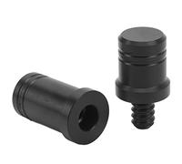 Cosiki Pool Cue Joint Protector, Billiard Cue Joint Protector Small and Portable 2pcs Plastic Pool Stick Connector Guard End Tip Protective Cover for MEZZ
