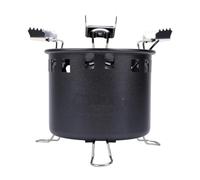 Cosiki Portable Alcohol Stove Mini Design for Camping Cooking Efficiently with Stainless Steel and Aluminum Alloy, Lightweight and Compact, 1 Unit