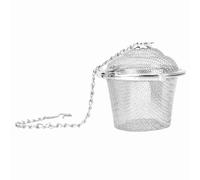 Cosiki Precise Tea Strainer Mesh Ball Eco-Friendly Stainless Steel Infuser for Hot Beverages Small Size for Tea Lovers (Large Size)
