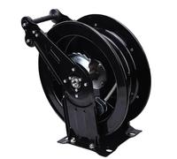Cosiki Pressure Washer Hose Reel, Heavy Duty Auto Rewind Power Washer Reels with 4.9ft Leading Hose & Mounting Base, Ideal for Car Cleaning, 3/8x32.81ft