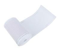 Cosiki Punch Cards, Punch Card with 5.5in Width 100pcs per Roll Red 24 Stitches Knitting Machine Parts Accessories Dot for Clothing Factory Use