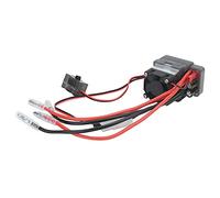 Cosiki RC 360A Waterproof Brushed ESC with Efficient Heat Dissipation for 1/10 RC Crawler, Long Service Life for Cars/Off-Road Vehicles