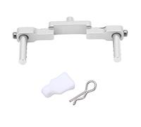 Cosiki RC Front Shell Column Premium Aluminum Alloy Adjustable Height CNC Machined for AXIAL SCX24 1/24 RC Cars 1pcs (Silver)