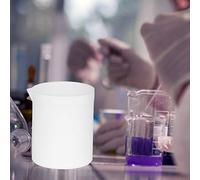 Cosiki Resistant Beaker PTFE Measuring Cup Durable High Lubrication Non-Stick for Laboratory 250ml 100ml 50ml (250ml)