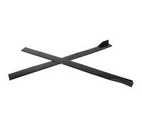 Cosiki Side Skirts For Cars, Side Skirts with Screws 6pcs 13cm Universal Glossy Black Polypropylene Splitters For Car Modification (2.2m)