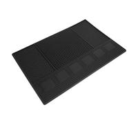 Cosiki Silicone Barber Organized Mat for Clippers and Scissors, Non-Slip Work Station Pad for Barbershop, Large Size, Easy to Clean, 1 Unit