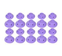Cosiki Silicone Hair Curlers Set Harmless Hair Care Curlers Soft Portable, 20Pcs Mushroom Shaped Rollers for All Types