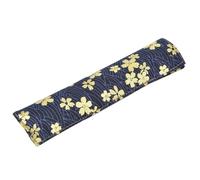 Cosiki Single Pen Storage Bag, Exquisite Hot Gold Flower Pattern, Protective Cover for Gifts and Everyday Use, Medium to Hard Cotton Cloth