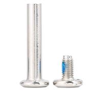 Cosiki Skating Wheel Axles Hardware Durable Inline Skate Replacement Screws Set for Front and Rear Wheels, 10pcs Inline Skating Screws for Skates, for Shoes with Male and Female Nail Fittings (Inner