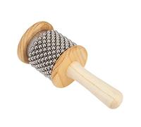 Cosiki Small Wooden Cabasa Shaker Percussion Instrument for Children Training Auditory Skills and Vision Development