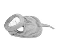 Cosiki Soft Plush Pet Bed Comfortable Self Warming Cave Sleeping Bag for Cats and Dogs Suitable for All Seasons (Gray M)