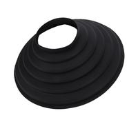 Cosiki Soft Silicone Camera Lens Hood Folding Anti Reflection Lens Shade Block Ghost Images for 70-90mm Lenses Suitable for Various Glass Mediums