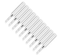 Cosiki Soldering Iron Tips, Soldering Tips Solder Iron Welding Tool Replacement 10Pcs Solder Brass Internal Heating Tools