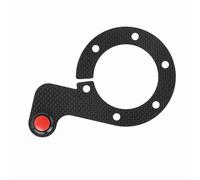 Cosiki Steering Wheel Horn Button, Steering Wheel Buttons with Acrylic + Carbon Fiber Material Single or Dual Horn Cover For Car (one)