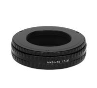 Cosiki Sturdy Lens Mount Adapter for M42 Bayonet Lenses to NEX Camera Body, Matte Black Anodized Surface for Clean Image Output