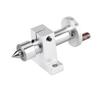 Cosiki Telescopic Taper Revolving Centre, Mini Lathe Machine Double Bearing Live Center with Wrench High Precision Adjustable Mini Lathe Tools for Woodworking and Miniature Car Tools