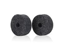Cosiki Thickened Jazz Drum Cymbal Felt Pads Set Decent Felts Always Have Extra Felts on Hand, 10pcs Set, Music Instrument Accessories (Gray)