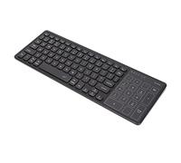 Cosiki Touch Keyboard, Sensitive Durable Wireless Keyboard with Touchpad for the Home (Black)