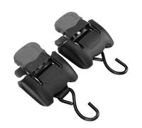 Cosiki Transom Boat Tie Down Straps, Heavy Duty 2500lbs Break Strength, Automatic Retractable Ratchet Straps for Boats and Trailers, 2x43 Inch, Set of 2