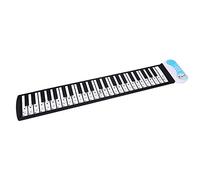 Cosiki Transparent Removable Piano Key Board Sticker Long-lasting Adhesive Easy to Use for Beginners Suitable for 61/88 Key Electronic Piano PVC Black 11 X 7.4inch (Black)